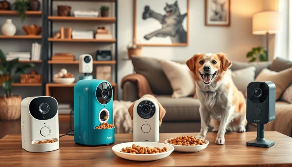 pet cameras with treat dispensers